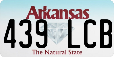 AR license plate 439LCB