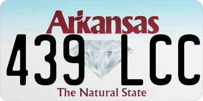 AR license plate 439LCC