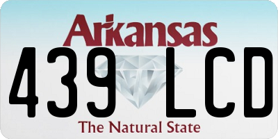 AR license plate 439LCD