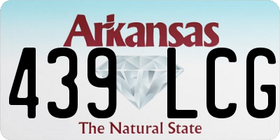 AR license plate 439LCG