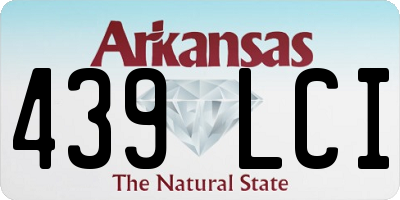 AR license plate 439LCI