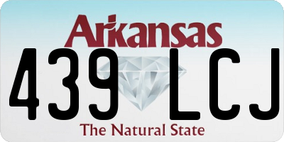 AR license plate 439LCJ