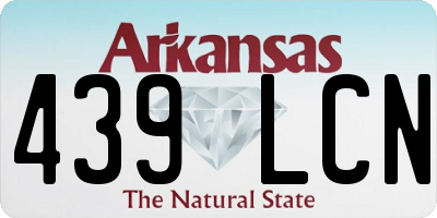 AR license plate 439LCN