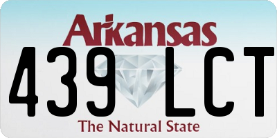 AR license plate 439LCT
