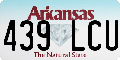 AR license plate 439LCU