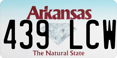 AR license plate 439LCW
