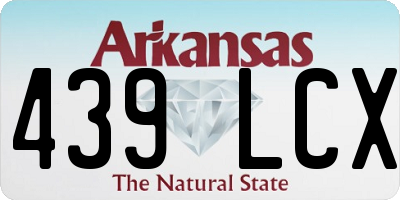 AR license plate 439LCX