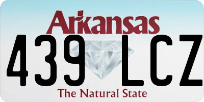 AR license plate 439LCZ