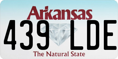 AR license plate 439LDE