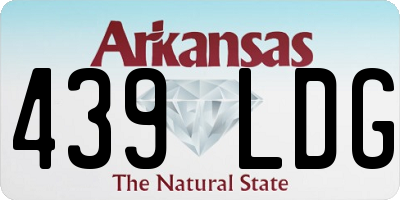 AR license plate 439LDG