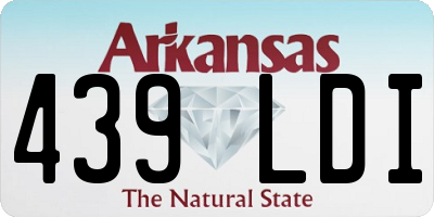 AR license plate 439LDI