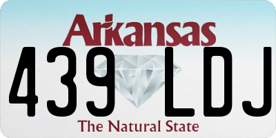 AR license plate 439LDJ