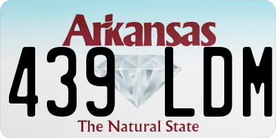 AR license plate 439LDM