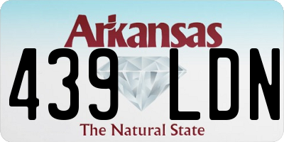 AR license plate 439LDN