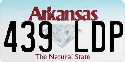 AR license plate 439LDP