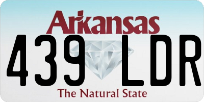 AR license plate 439LDR