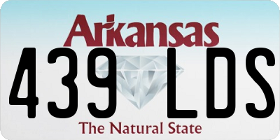 AR license plate 439LDS