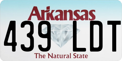 AR license plate 439LDT