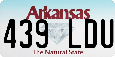 AR license plate 439LDU