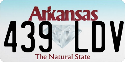 AR license plate 439LDV
