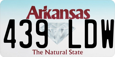 AR license plate 439LDW