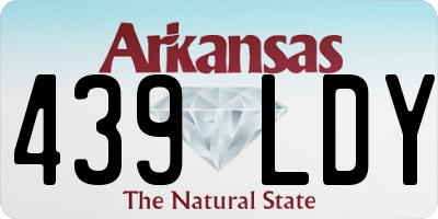 AR license plate 439LDY