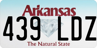AR license plate 439LDZ