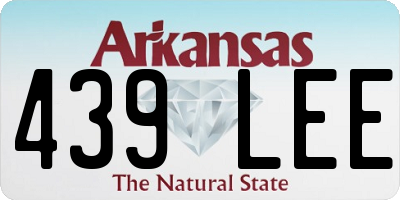 AR license plate 439LEE