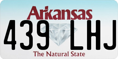 AR license plate 439LHJ