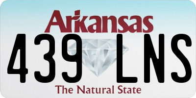 AR license plate 439LNS