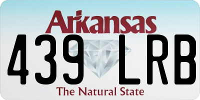 AR license plate 439LRB