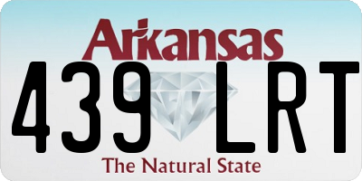 AR license plate 439LRT