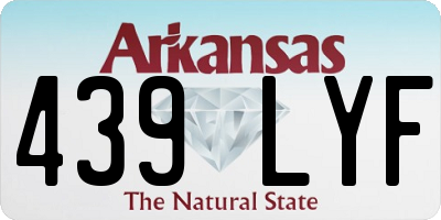 AR license plate 439LYF