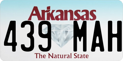 AR license plate 439MAH