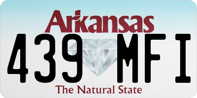 AR license plate 439MFI