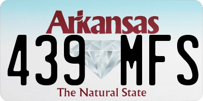 AR license plate 439MFS