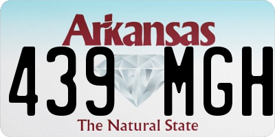 AR license plate 439MGH
