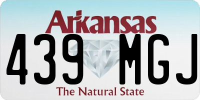 AR license plate 439MGJ