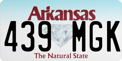 AR license plate 439MGK