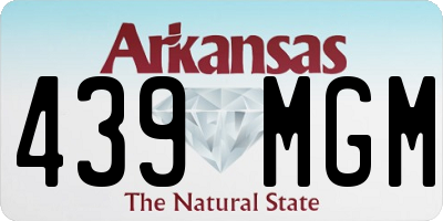 AR license plate 439MGM
