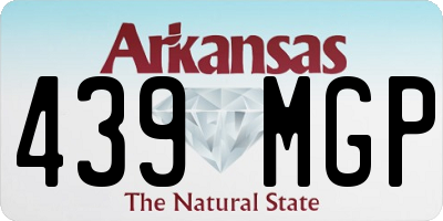 AR license plate 439MGP