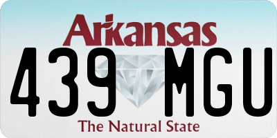 AR license plate 439MGU
