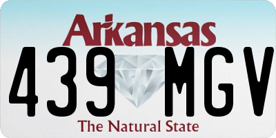 AR license plate 439MGV