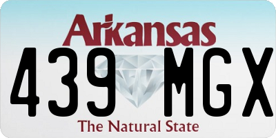 AR license plate 439MGX