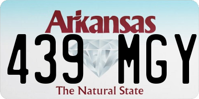AR license plate 439MGY