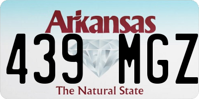 AR license plate 439MGZ