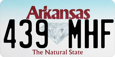 AR license plate 439MHF