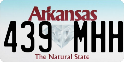AR license plate 439MHH