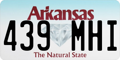 AR license plate 439MHI