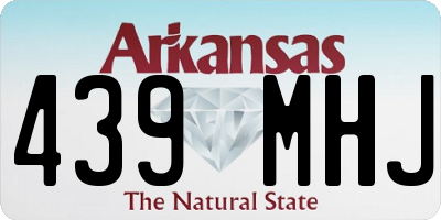 AR license plate 439MHJ
